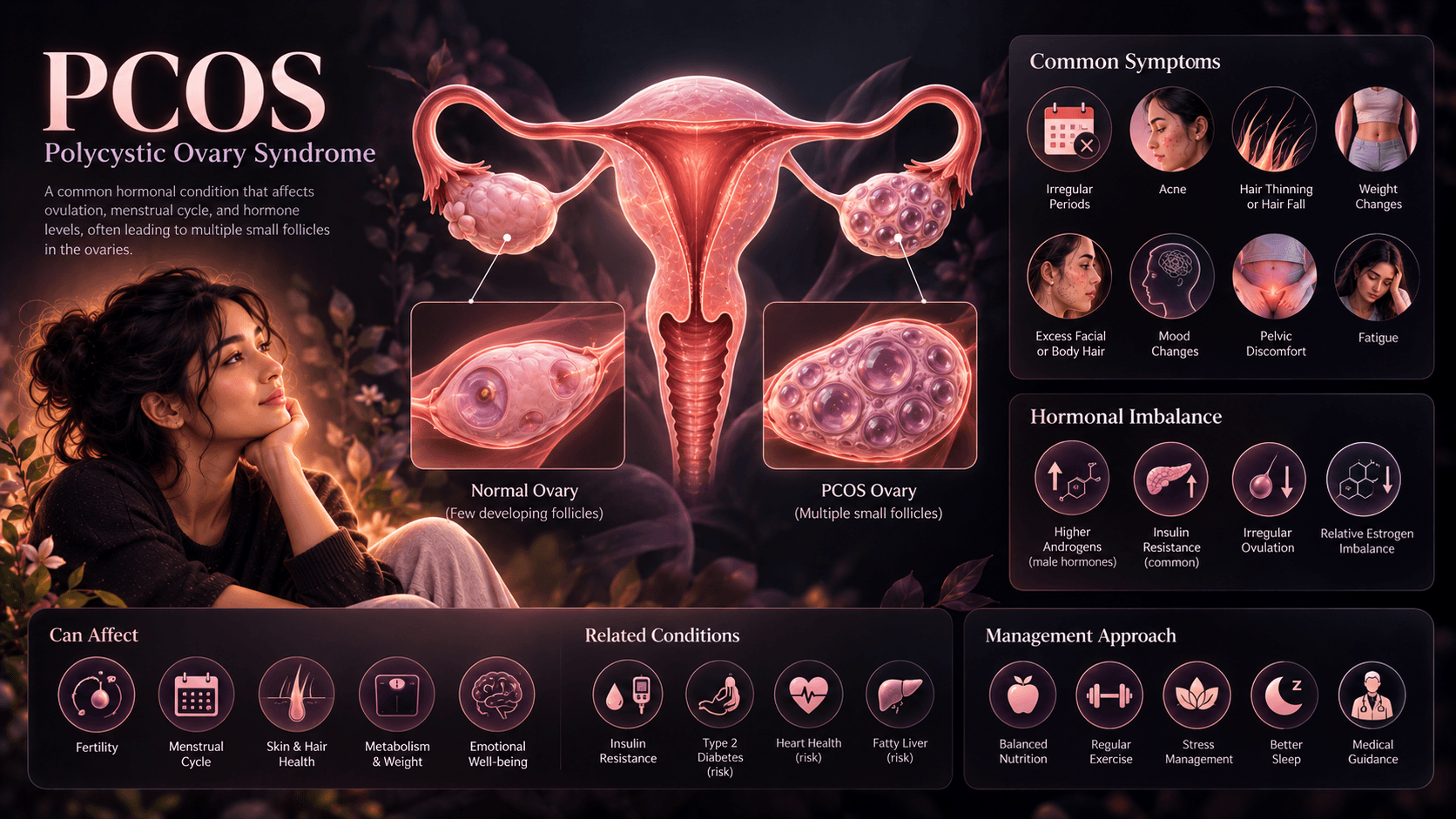 PCOS: Clinical Diagnosis and Metabolic Health